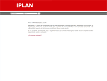 Tablet Screenshot of iplanproveedores.iplan.com.ar