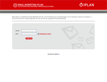 Tablet Screenshot of emailmarketing.iplan.com.ar